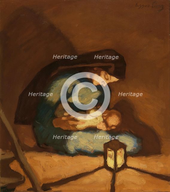 Madonna, c. 1922. Creator: Egger-Lienz, Albin (1868-1926).