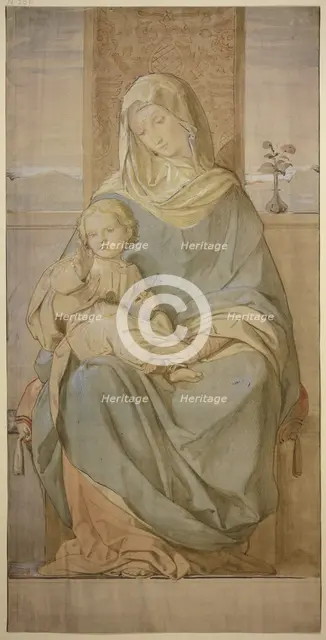 Madonna, c1830-1880. Creator: Eduard von Steinle.