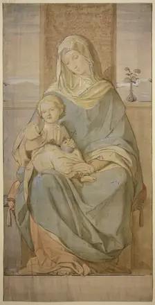 Madonna, c1830-1880. Creator: Eduard von Steinle