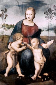 Madonna del Cardellino 1507. Artist: Raphael