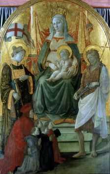 Madonna del Ceppo ('Madonna of the Stocks'), 1453. Artist: Filippo Lippi