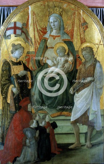 'Madonna del Ceppo' ('Madonna of the Stocks'), 1453. Artist: Filippo Lippi