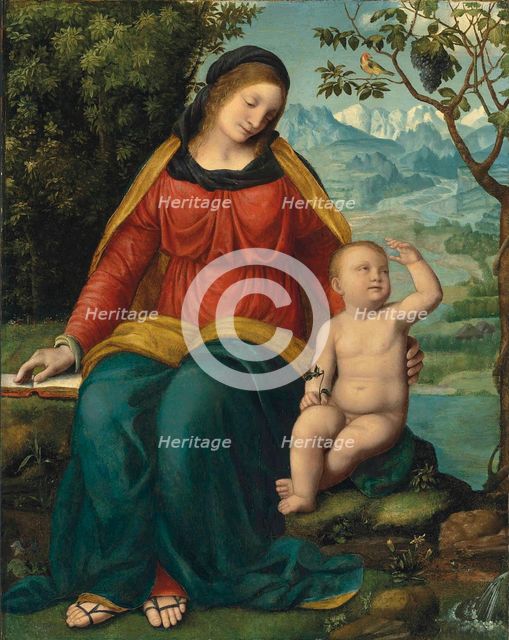 Madonna del grappolo (Madonna of the Grapevine), 16th century.