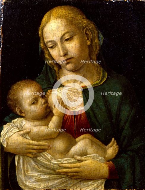 Madonna del Latte, ca 1485. Artist: Bergognone, Ambrogio (1453-1523)