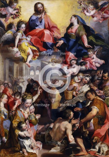 Madonna del Popolo, 1579. Artist: Barocci, Federigo (1528-1612)