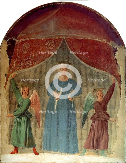 Madonna del Parto, ca 1460. Artist: Piero della Francesca (ca 1415-1492)
