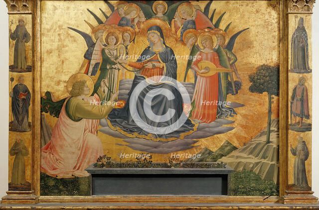 Madonna della Cintola, 1450. Creator: Gozzoli, Benozzo (ca 1420-1497).