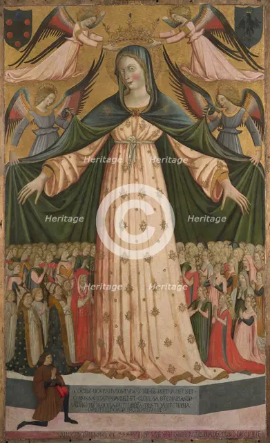 Madonna della Misericordia (Madonna of Mercy), 1448. Creator: Giovanni da Gaeta (active ca. 1448-1472).