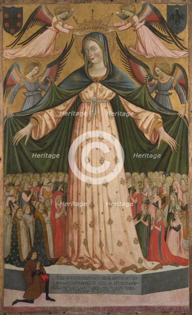 Madonna della Misericordia (Madonna of Mercy), 1448. Creator: Giovanni da Gaeta (active ca. 1448-1472).
