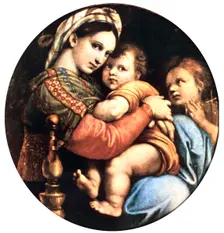 Madonna della Seggiola 1514. Artist: Raphael