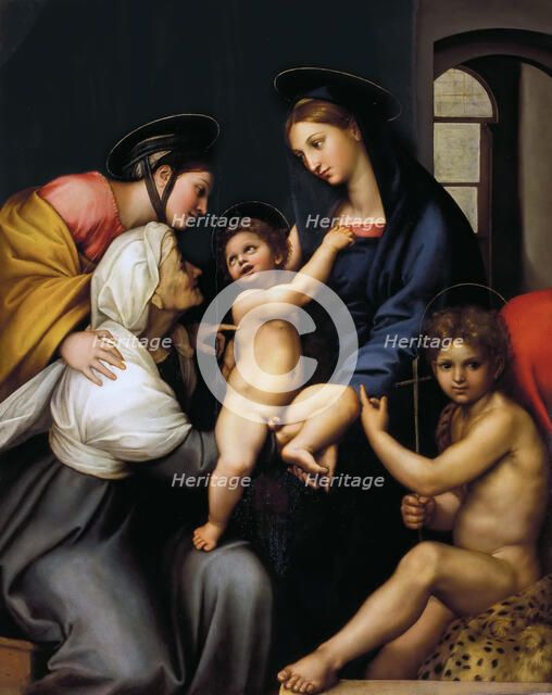 Madonna dell'Impannata, 1513-1514. Creator: Raphael (Raffaello Sanzio da Urbino) (1483-1520).