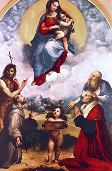 Madonna di Foligno, c1511-1512. Artist: Raphael