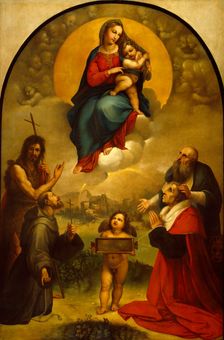 Madonna di Foligno, (c1511), c1750s. Creator: Anton Raphael Mengs