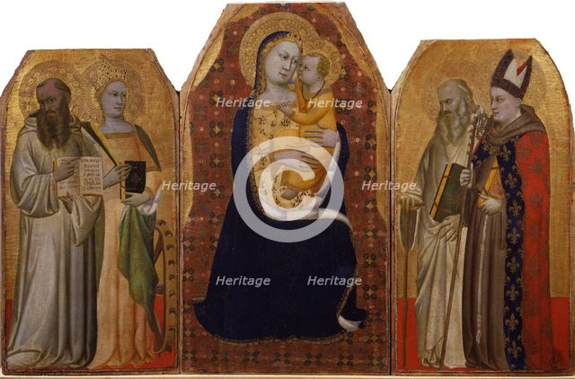 Madonna Enthroned with Child and Saints.