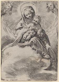 Madonna in the Clouds. Creator: Federico Barocci