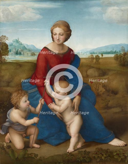 Madonna in the Meadow, ca 1506. Artist: Raphael (1483-1520)