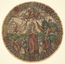Madonna in a Wreath of Roses, 1490/1500. Creator: Unknown