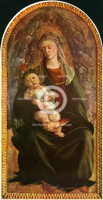 'Madonna in Glory with Seraphim', c1469-1470, (1937).  Creator: Sandro Botticelli.