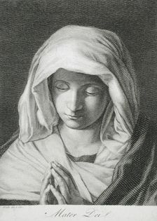Madonna in Prayer, 18th century. Creator: Giuseppe Dala