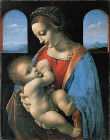 Madonna Litta, 1490. Creator: Leonardo da Vinci