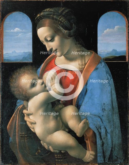 Madonna Litta, 1490. Creator: Leonardo da Vinci.