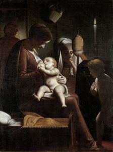 Madonna of the Candle, 1570-1575. Artist: Cambiaso (Cambiasi), Luca (1527-1585)