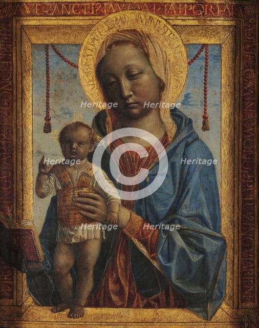 Madonna of the Book (Madonna del Libro), c1475. Creator: Foppa, Vincenzo (active 1456-1516).