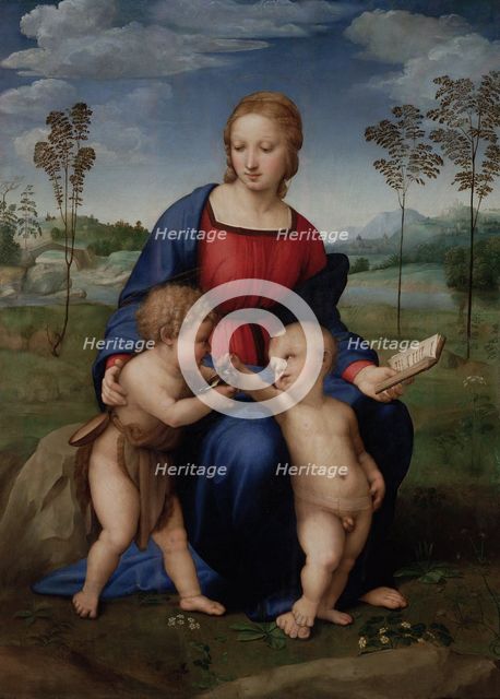 Madonna of the Goldfinch (Madonna del Cardellino), 1505-1506. Artist: Raphael (1483-1520)