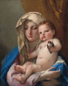 Madonna of the Goldfinch, c. 1767/1770. Creator: Giovanni Battista Tiepolo