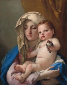 Madonna of the Goldfinch, c. 1767/1770. Creator: Giovanni Battista Tiepolo