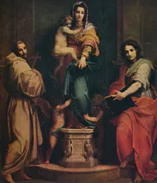Madonna of the Harpies 1517. Artist: Andrea del Sarto