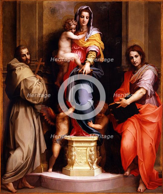 Madonna of the Harpies (Madonna delle Arpie), 1517. Artist: Andrea del Sarto (1486-1531)