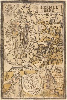 Madonna of the Hernleberg, 1592. Creator: Unknown