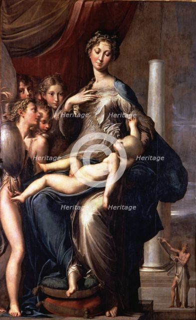 Madonna of the Long Neck', c. 1535 by Parmigianino.