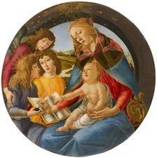 Madonna of the Magnificat, 1480s. Creator: Botticelli, Sandro (1445-1510)