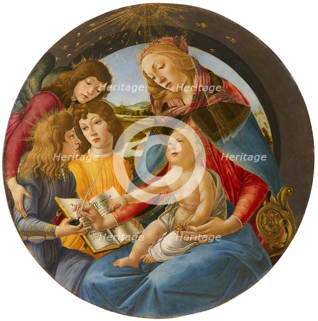 Madonna of the Magnificat, 1480s. Creator: Botticelli, Sandro (1445-1510).