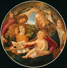 Madonna of the Magnificat 1481, (1937). Creator: Sandro Botticelli