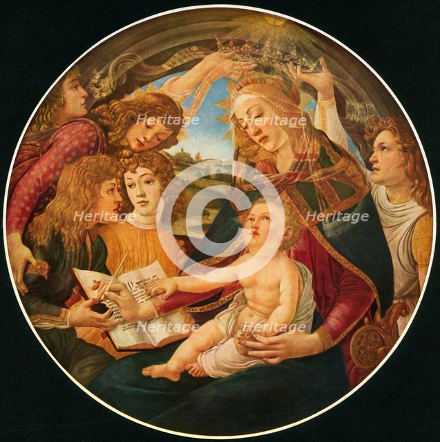 'Madonna of the Magnificat', 1481, (1937).  Creator: Sandro Botticelli.