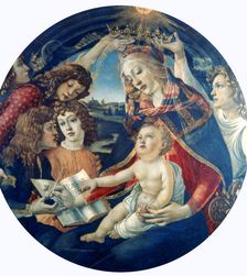Madonna of the Magnificat 1482. Artist: Sandro Botticelli