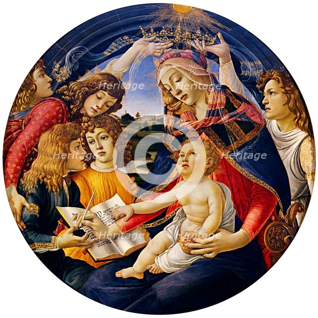 Madonna of the Magnificat, 1483. Artist: Botticelli, Sandro (1445-1510)