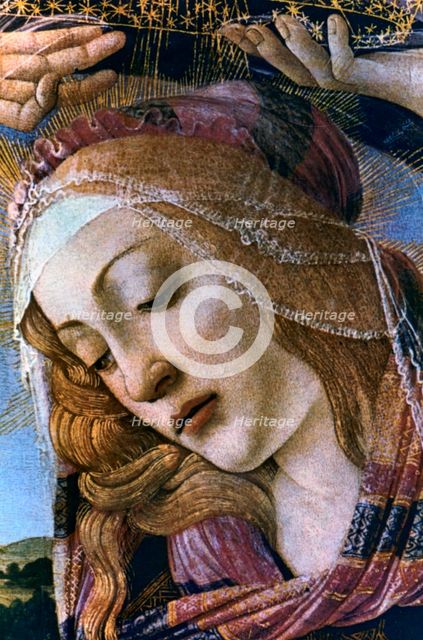 'Madonna of the Magnificat' (detail), 1482. Artist: Sandro Botticelli