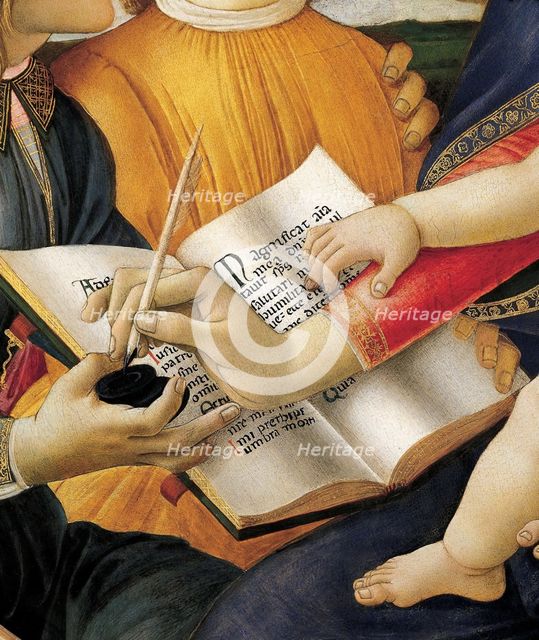 Madonna of the Magnificat (Detail), 1483.