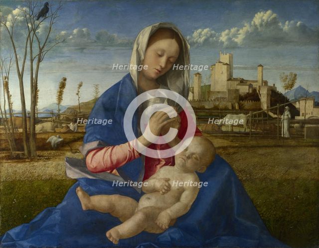 Madonna of the Meadow, c. 1500. Artist: Bellini, Giovanni (1430-1516)