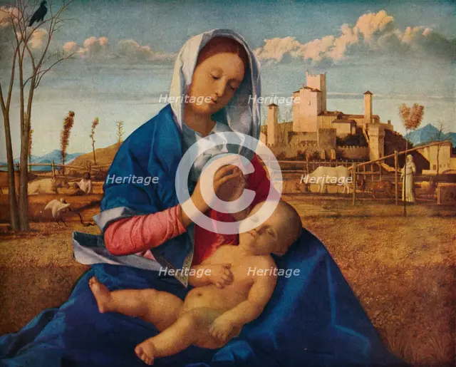 'Madonna of the Meadow', c1500. Artist: Giovanni Bellini.
