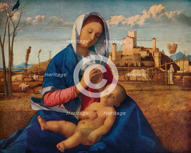 'Madonna of the Meadow', c1500. Artist: Giovanni Bellini.