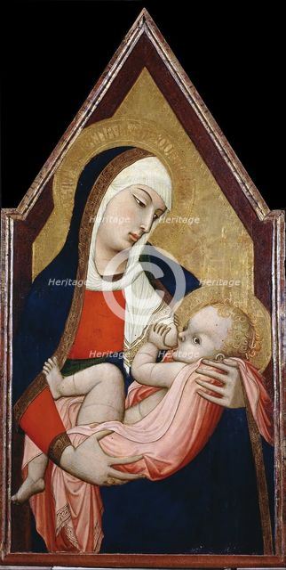 Madonna of the Milk, Between 1325 and 1348. Artist: Lorenzetti, Ambrogio (ca 1290-ca 1348)