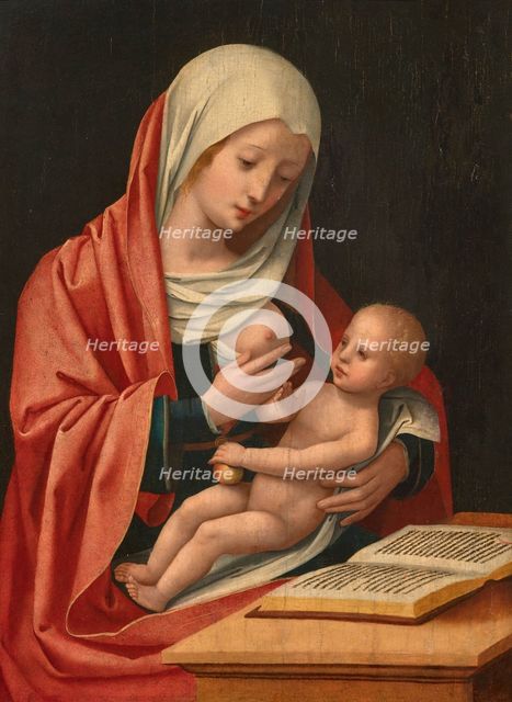 Madonna of the Milk, First Half of 16th cen.. Creator: Master of the Female Half-Lengths (First half of 16th cen.).