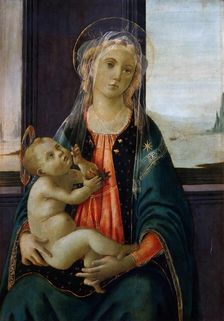 Madonna of the Sea (Madonna del Mare), ca 1477. Creator: Botticelli, Sandro (1445-1510)
