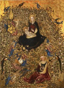 Madonna of the Rose Garden, 1420. Creator: Sassetta (1392-1450)