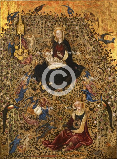 Madonna of the Rose Garden, 1420. Creator: Sassetta (1392-1450).